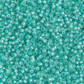 11/0 Miyuki Seed Bead Aqua Green S/L Opal Dyed Alabaster #0571